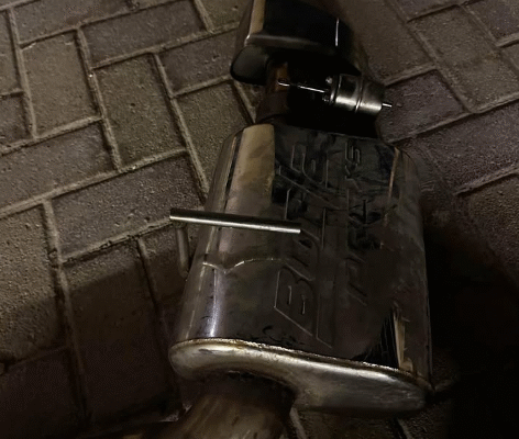 Dual Borla Pro XS muffler exhausts for sale