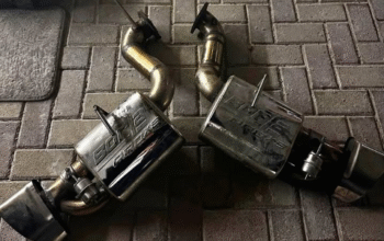 Dual Borla Pro XS muffler exhausts for sale