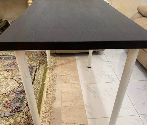 IKEA Table Wooden Top and Aluminium Detachable Leg