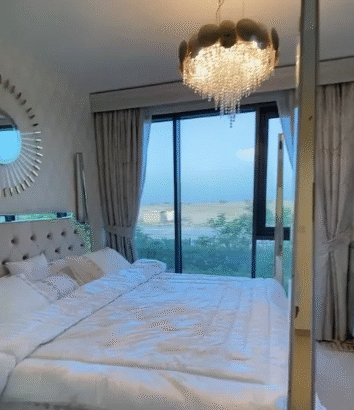 Luxury king bed with high quality mattress for sal