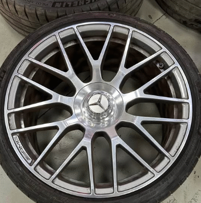Original 19” Mercedes W205 C63 Rims with Tires For