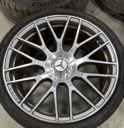 Original 19” Mercedes W205 C63 Rims with Tires For