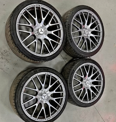 Original 19” Mercedes W205 C63 Rims with Tires For