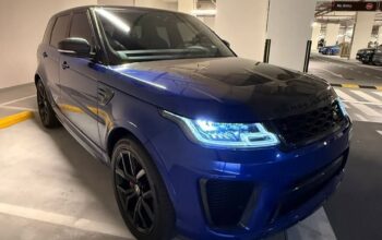 Range Rover sport SVR 2018 Gcc