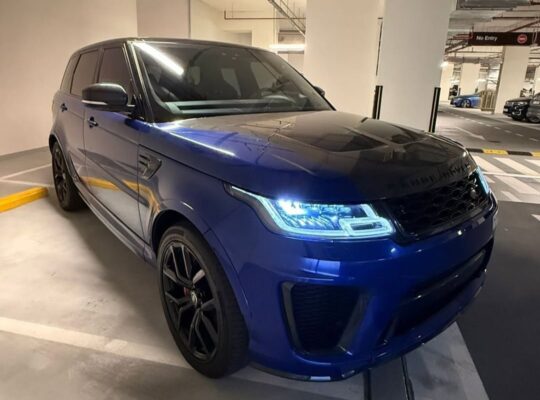 Range Rover sport SVR 2018 Gcc