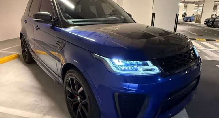 Range Rover sport SVR 2018 Gcc