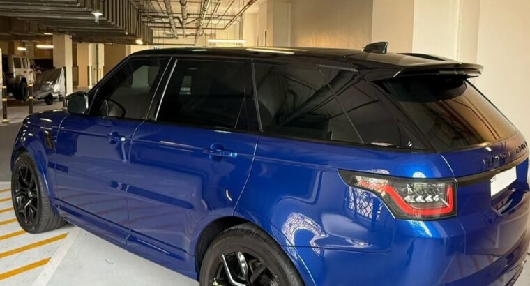 Range Rover sport SVR 2018 Gcc