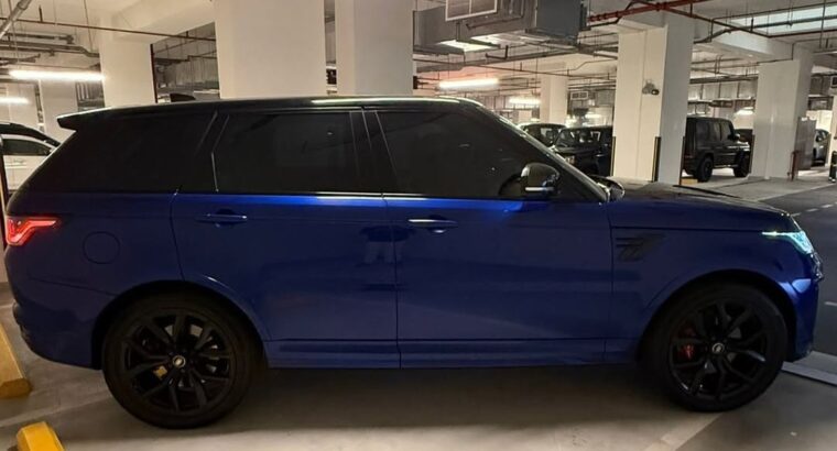 Range Rover sport SVR 2018 Gcc