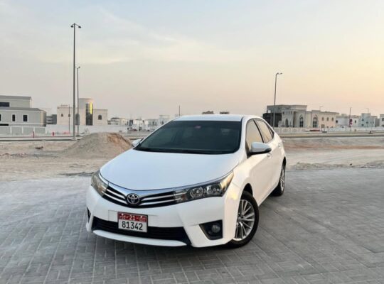 Toyota Corolla SE 2.0 2016 Gcc
