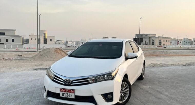 Toyota Corolla SE 2.0 2016 Gcc