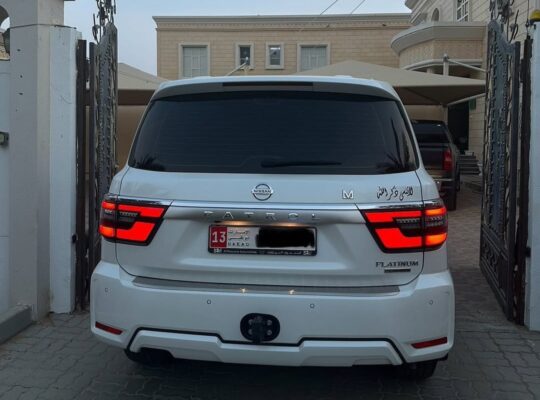 Nissan patrol platinum 2021 Gcc full option