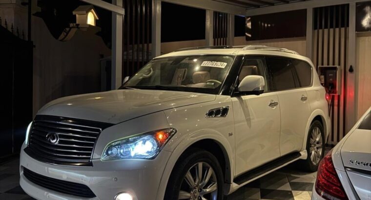 Infiniti QX80 full option 2014 USA imported