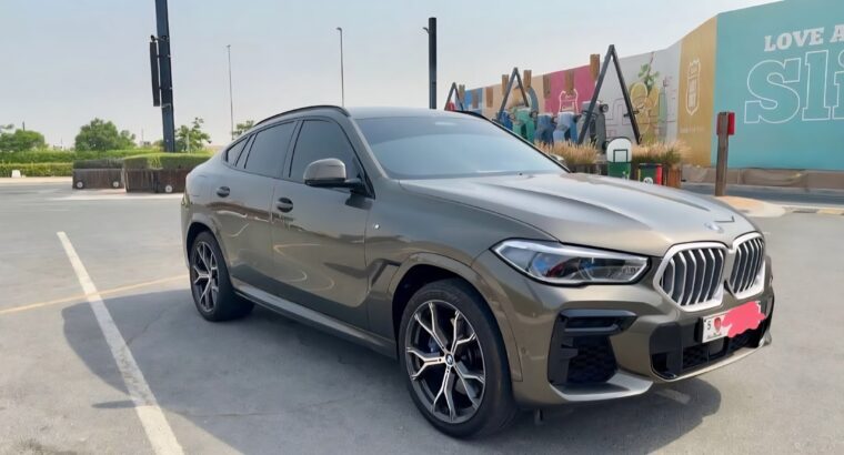 Bmw X6 xdrive40i full option 2022 Gcc