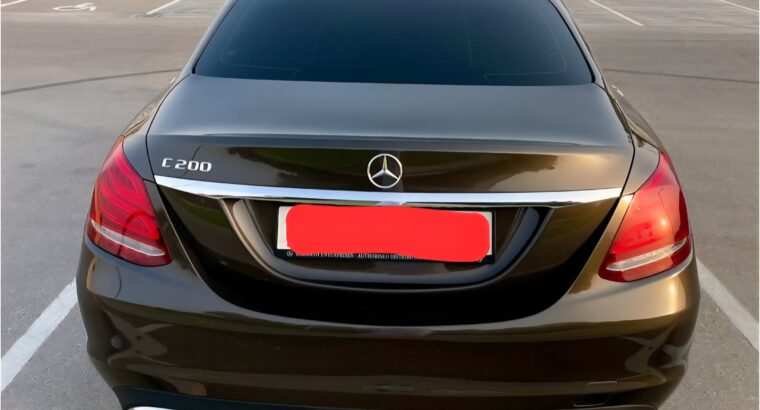 Mercedes C200 2016 Gcc for sale