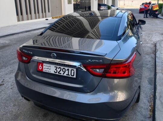 Nissan Maxima platinum 2016 USA imported