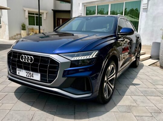 Audi Q8 S-line 2022 Gcc in perfect condition