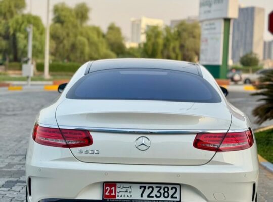 Mercedes S500 coupe 2016 Gcc