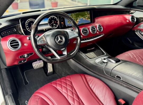 Mercedes S500 coupe 2016 Gcc