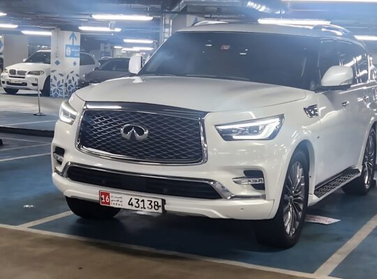 Infiniti QX80 fully loaded 2019 Gcc