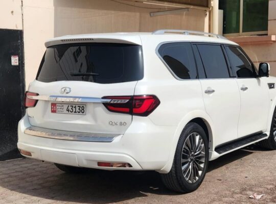 Infiniti QX80 fully loaded 2019 Gcc