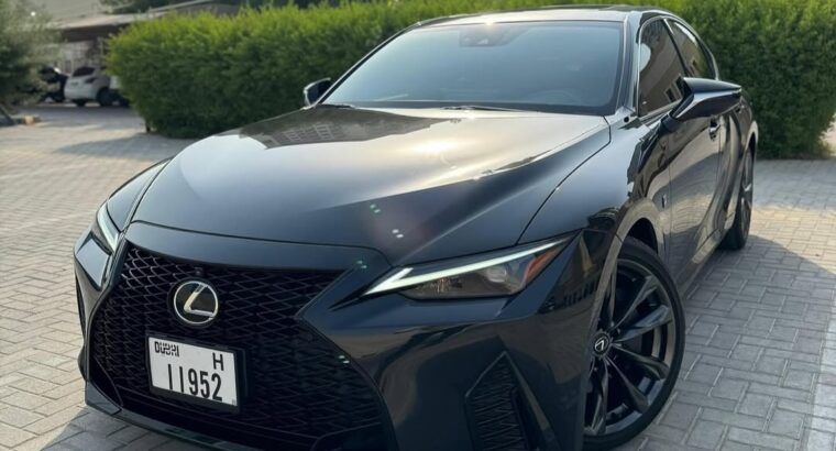 Lexus IS 350 F sport 2024 USA imported