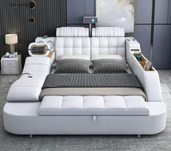 Smart bed with projector for sale