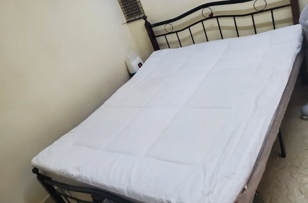 double bed metal frame good condition for sale