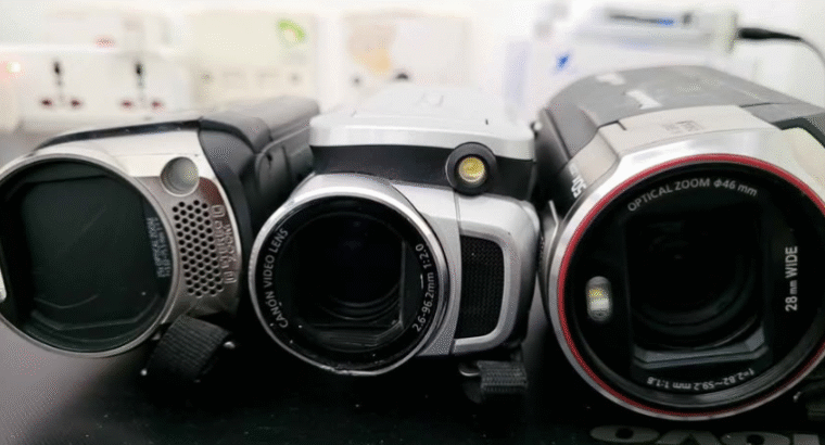Working Panasonic cameras no battery for sale