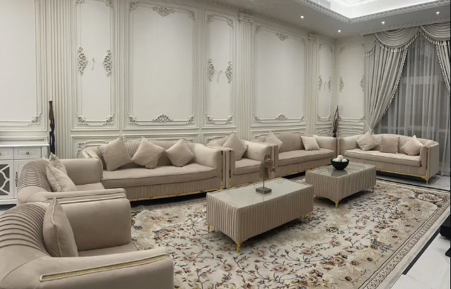 Elegant French-Inspired Furniture Set For Sale