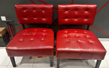 2 attractive Red Sofa Chairs For Sale