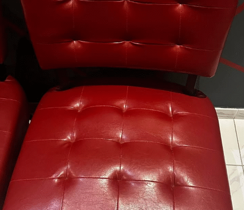 2 attractive Red Sofa Chairs For Sale