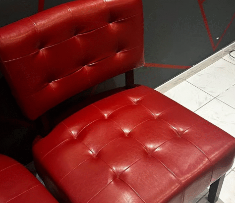 2 attractive Red Sofa Chairs For Sale