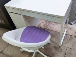 Ikea study table with chair for sale