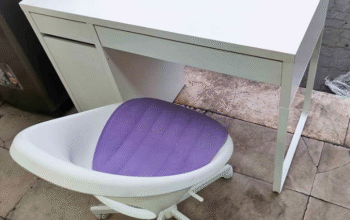 Ikea study table with chair for sale