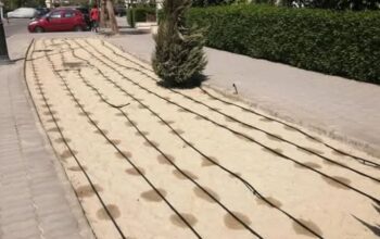 إنشاء شبكات الري بالتنقيط