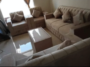 New sofa set with table for sale