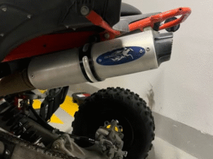 Double Parker exhaust for the Raptor 700 for sale