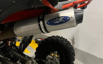 Double Parker exhaust for the Raptor 700 for sale