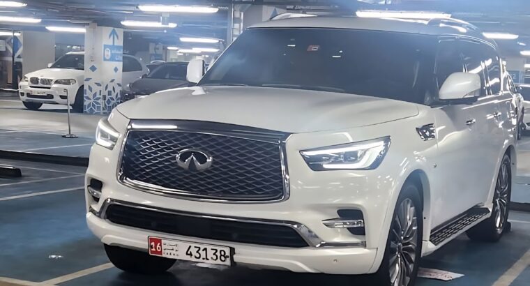 Infiniti Qx80 full option Gcc 2019 for sale