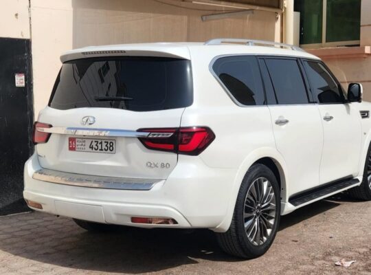 Infiniti Qx80 full option Gcc 2019 for sale