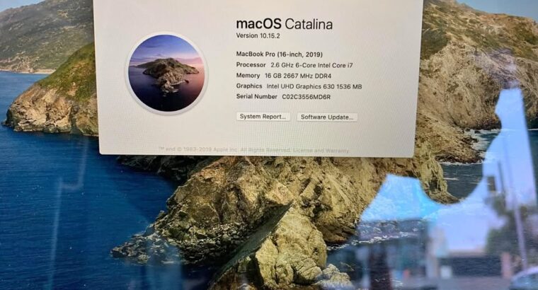 Apple MacBook Pro 2019 core i7 for sale