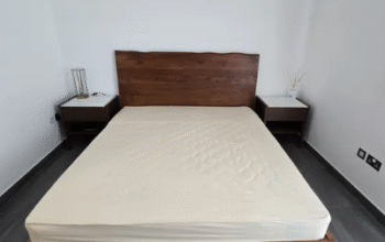 Wooden King Size Bed with Mattress For Sale