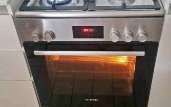 Bosch 4burner digital timer Gas cooker 60×60 cm fo