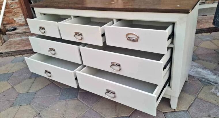 Chester drawer + 2 side table for sale