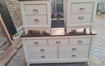 Chester drawer + 2 side table for sale