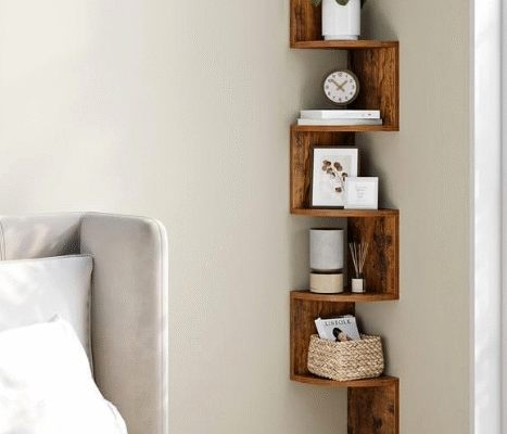5-Tier Floating Wall Shelf For Sale