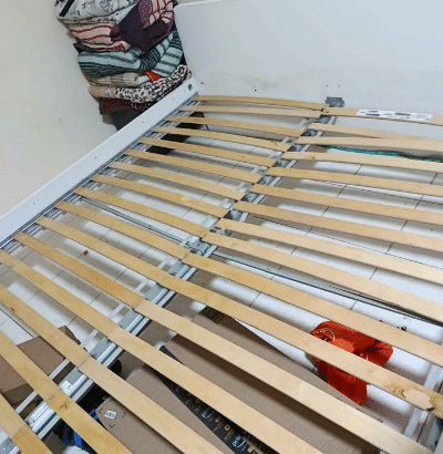 Ikea King size bed with mattres for sale