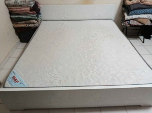 Ikea King size bed with mattres for sale