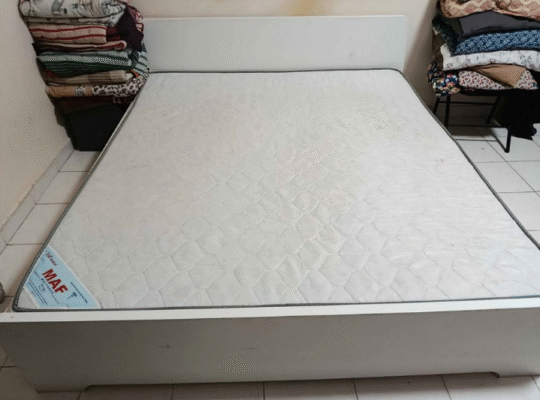 Ikea King size bed with mattres for sale