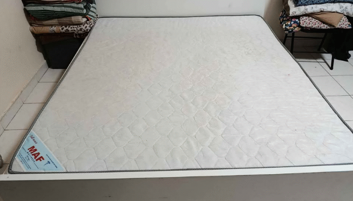 Ikea King size bed with mattres for sale
